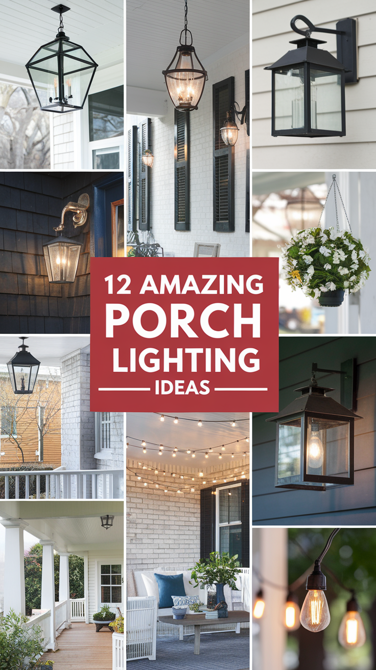 12 Charming Farmhouse Front Porch Lighting Ideas to Brighten Your Home ...