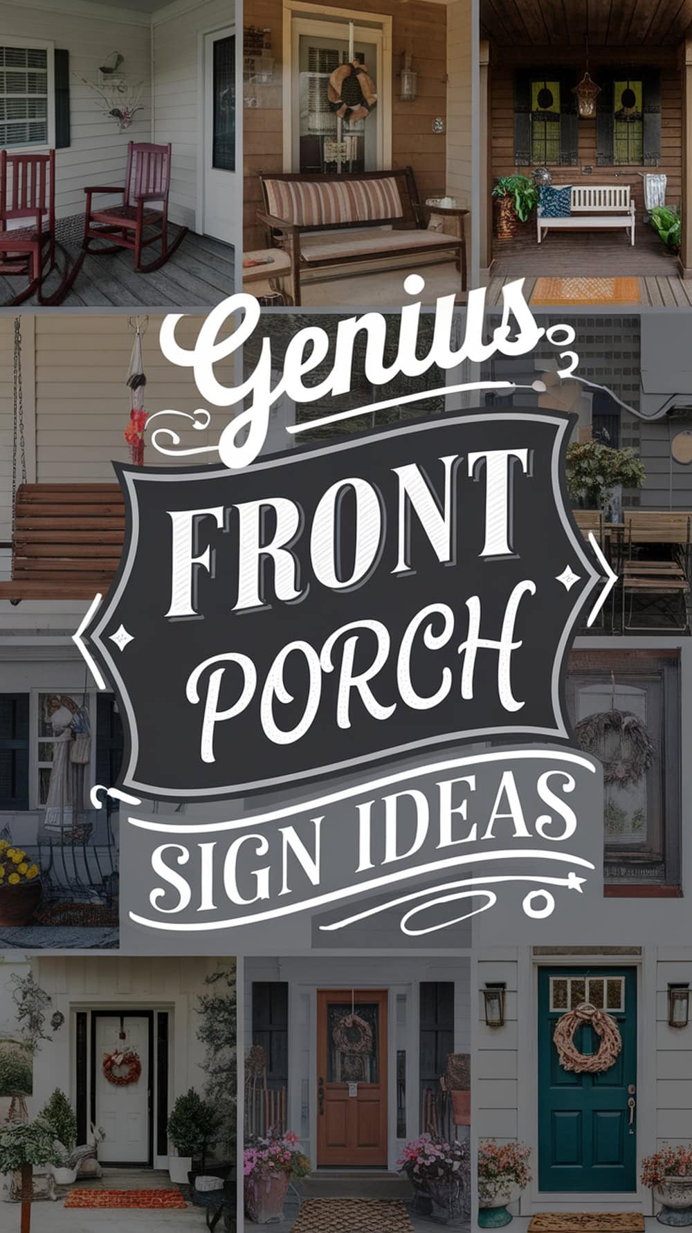 Front Porch Sign Ideas That Add Personality and Charm - porchdecorideas.com