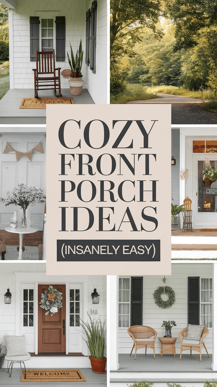 Cozy Front Porch Ideas Moms Love for Year-Round Relaxing ...