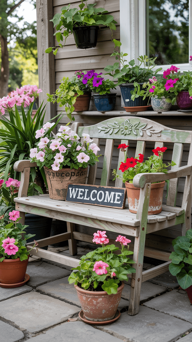Front Porch Bench Decorating Ideas For the Best First Impression ...