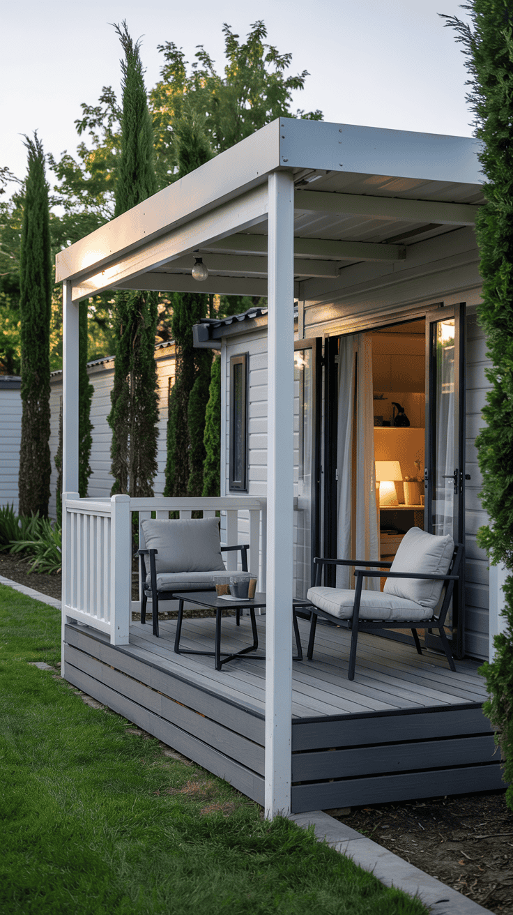 Mobile Home Porch Design Ideas That Add Style and Space ...