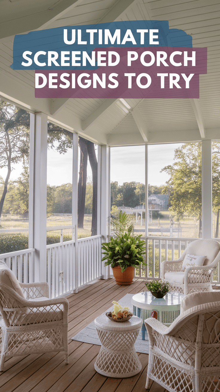Decorating Ideas for a Screened In Porch That Feel Cozy ...