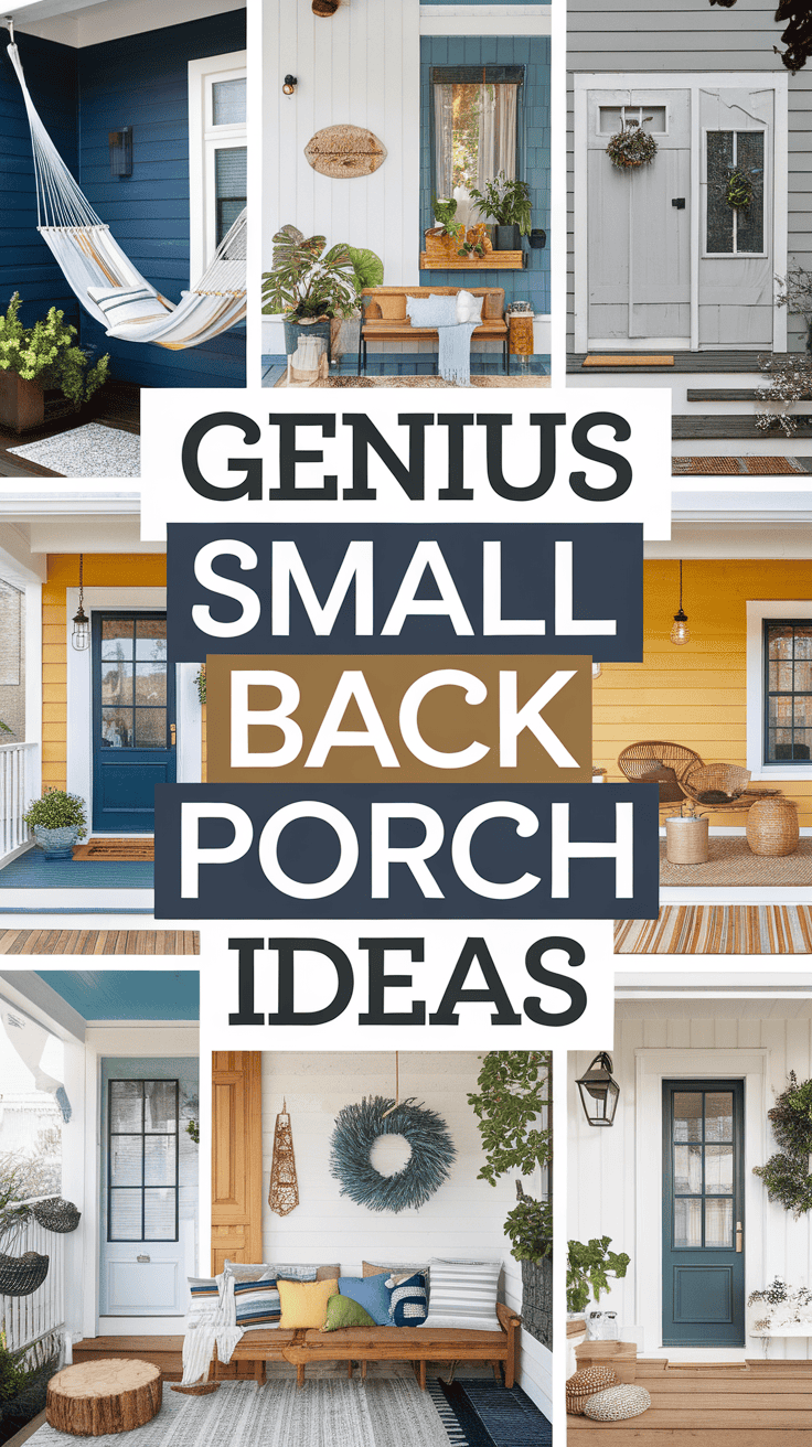 How to Make Small Back Porch Ideas on a Budget That Wow ...