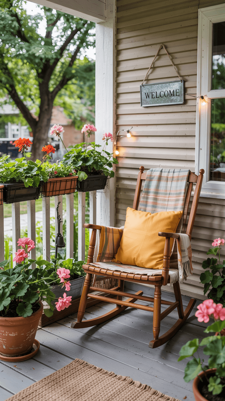 How to Pull Off Small Front Porch Decorating Ideas for Summer ...