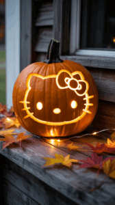 Hello Kitty Pumpkin Carving That’s Cute and Simple - porchdecorideas.com
