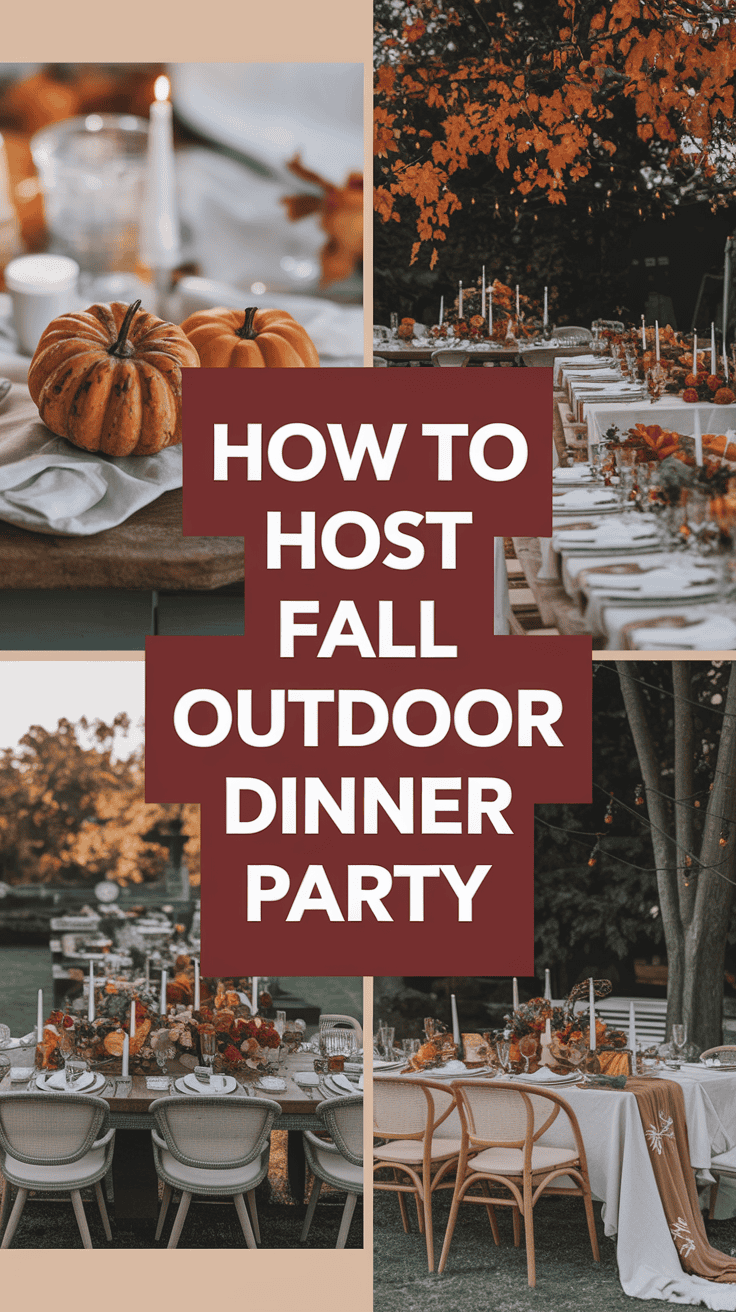 Host a Cozy Outdoor Fall Dinner Party That Will Make You Smile ...