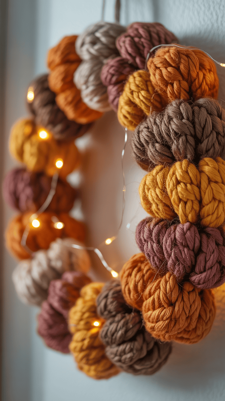 Crochet Fall Wreath Ideas That Add Handmade Charm