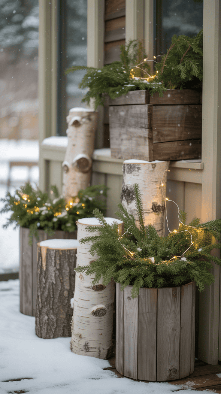 Winter Porch Pot Ideas That Bring Life to Your Entry