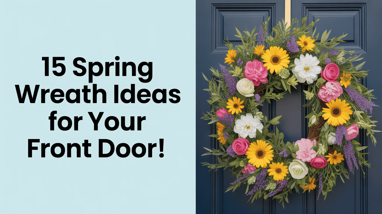 15 Spring Wreath Ideas for Your Front Door!
