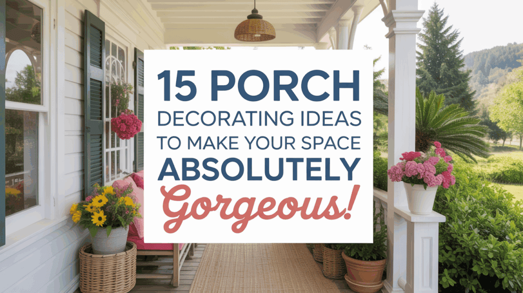 15 Porch Decorating Ideas to Make Your Space Absolutely Gorgeous ...