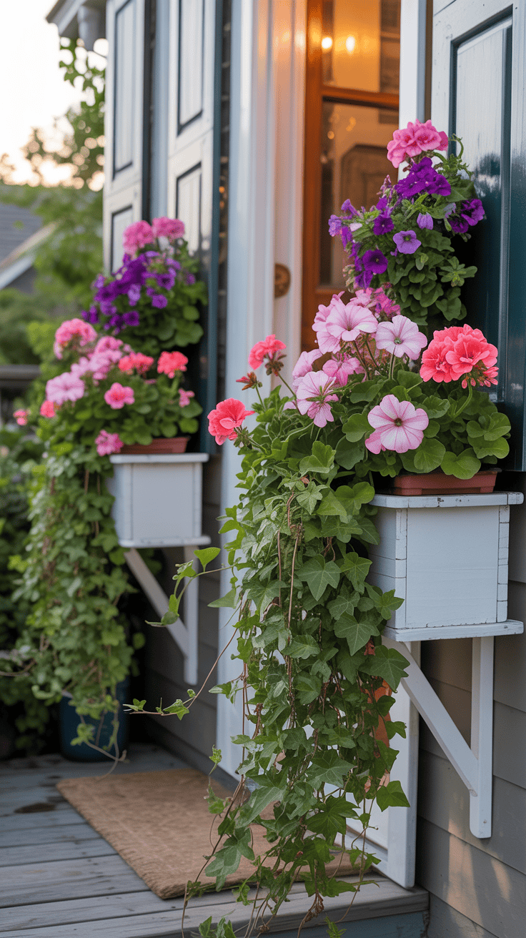Front Porch Ideas Spring with Window Boxes