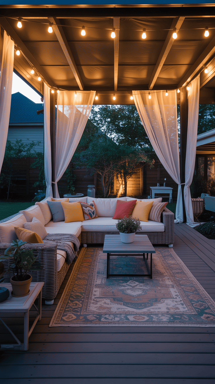 Patio Decorating Ideas for Covered Back Porches