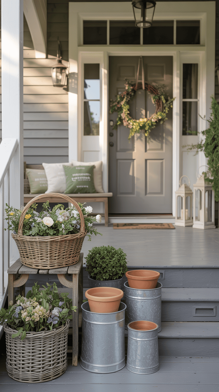 Summer Front Porch Decor Transition Pieces