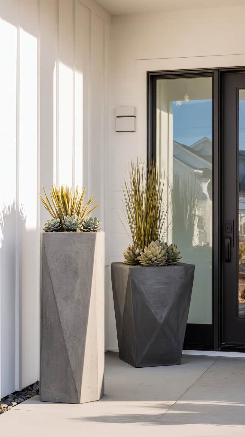 Minimalist Geometric Planters - Image 1