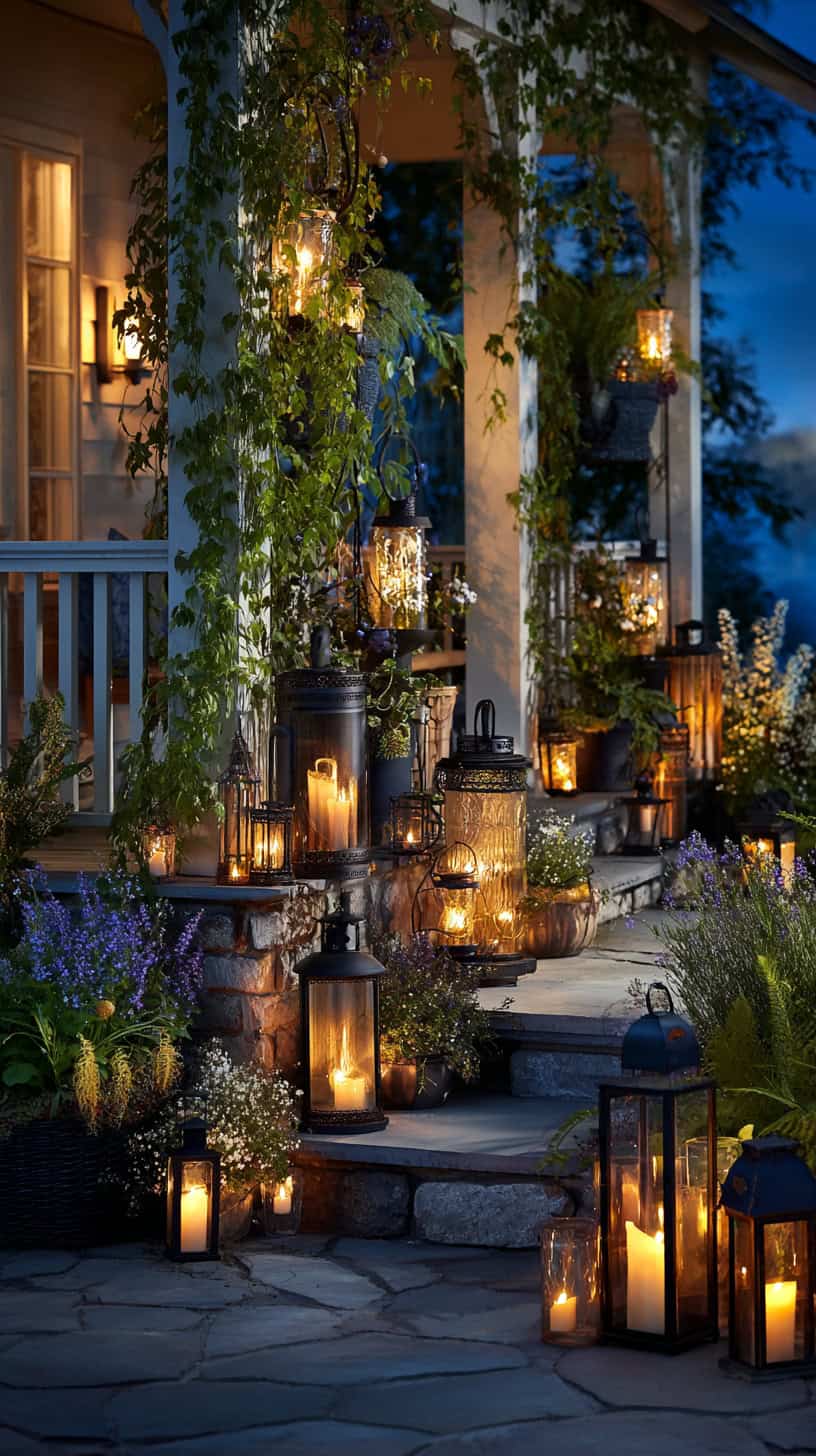 Whimsical Lantern Clusters