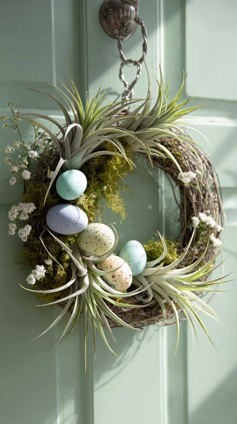 Air Plant Spring Wreath - Image 1