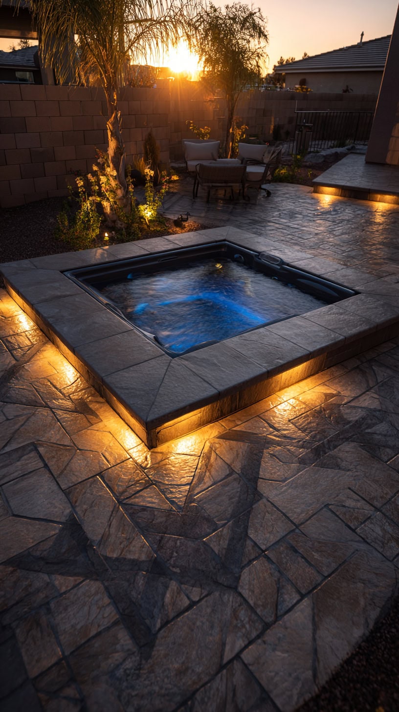 Back Patio Ideas with Jacuzzi Outdoor Magic - Image 2