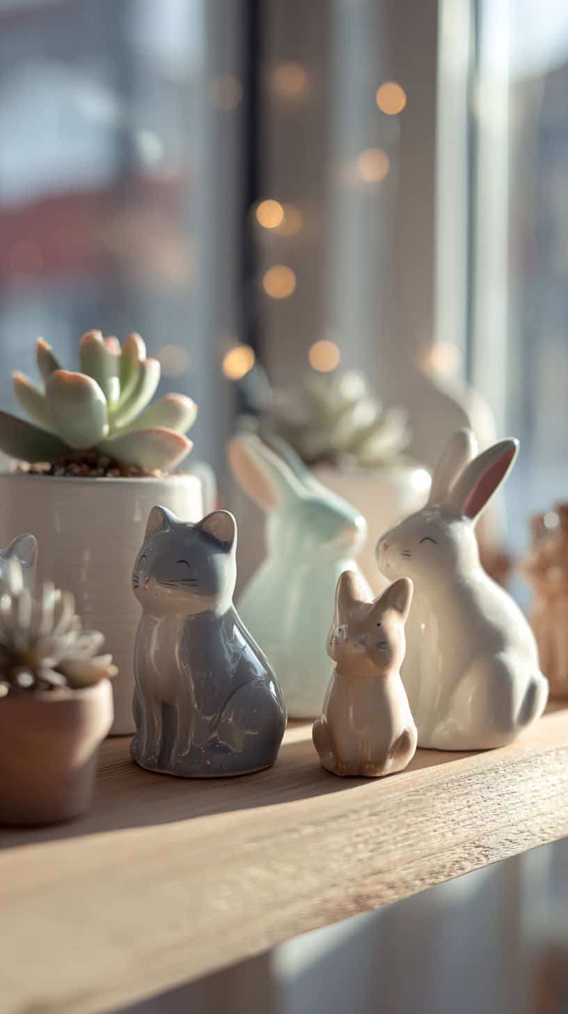 Bonus: Cat Figurines Meet Bunny Pals - Image 2