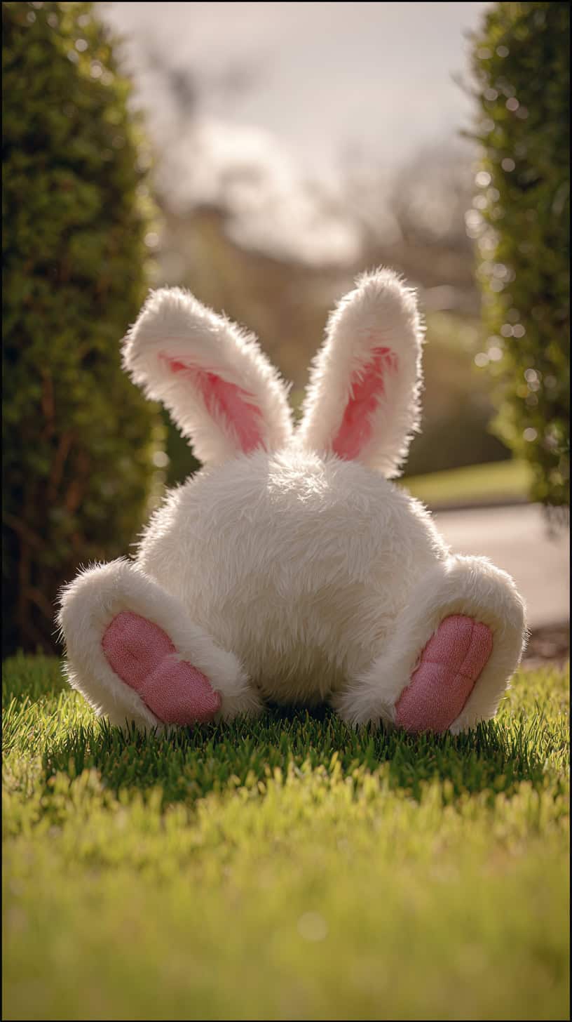 Bunny Bottom Lawn Decor - Image 1