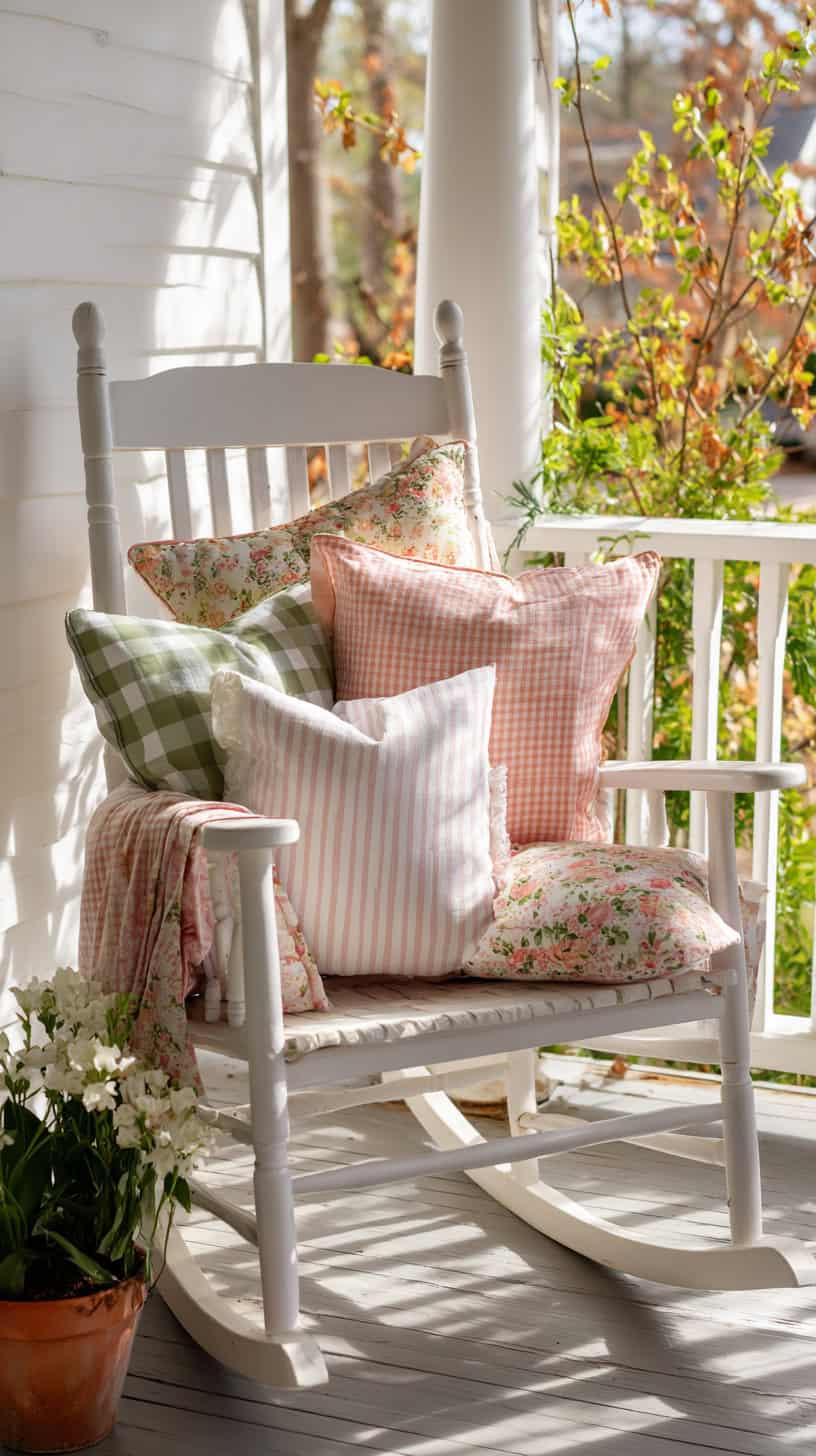 Cottage-Style Outdoor Cushions - Image 1