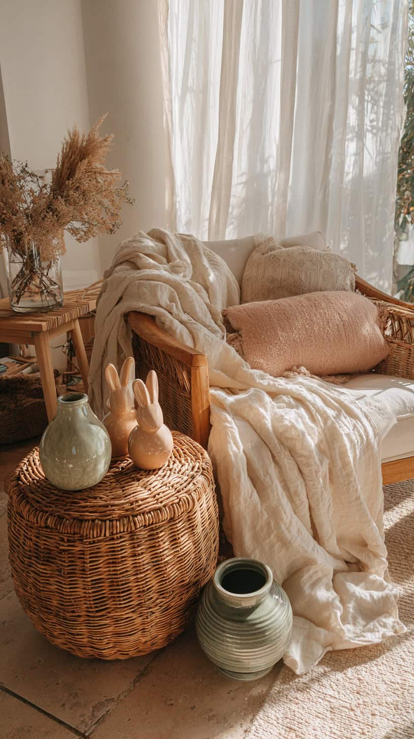 Cozy Bunny Home Rattan - Image 2