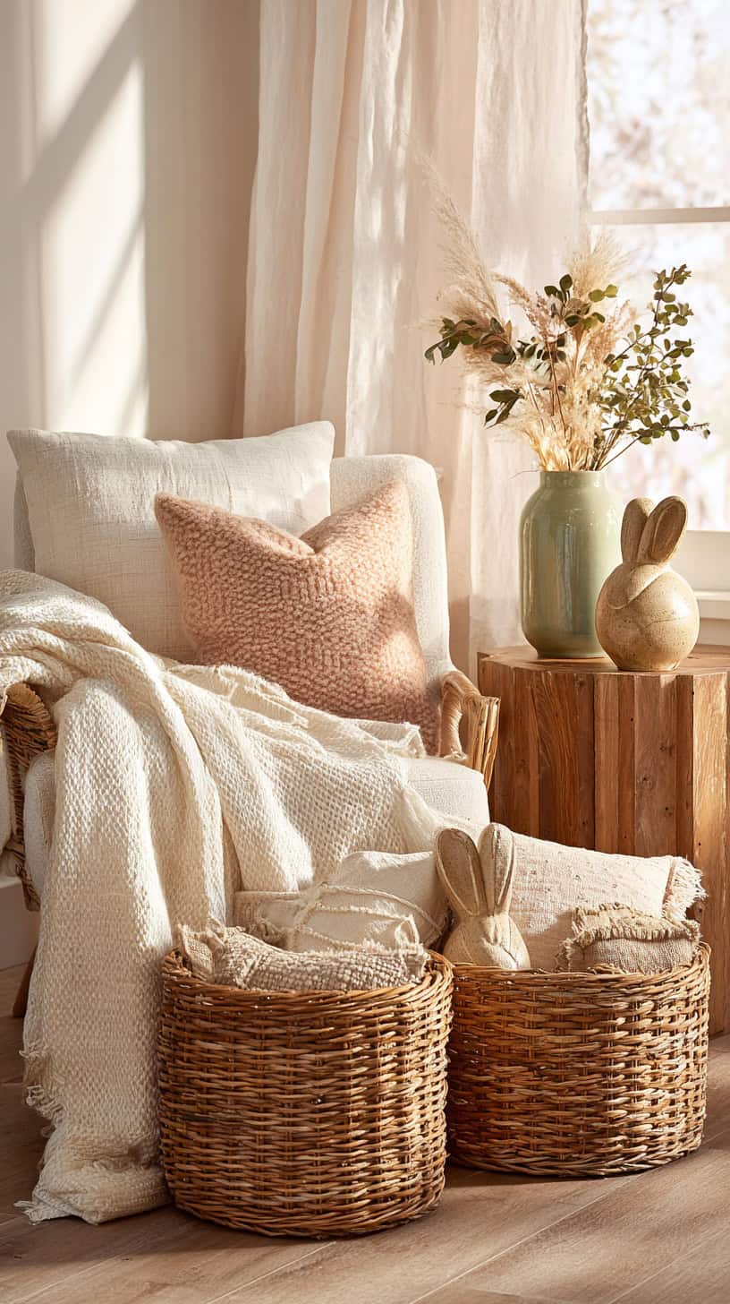 Cozy Bunny Home Rattan - Image 1