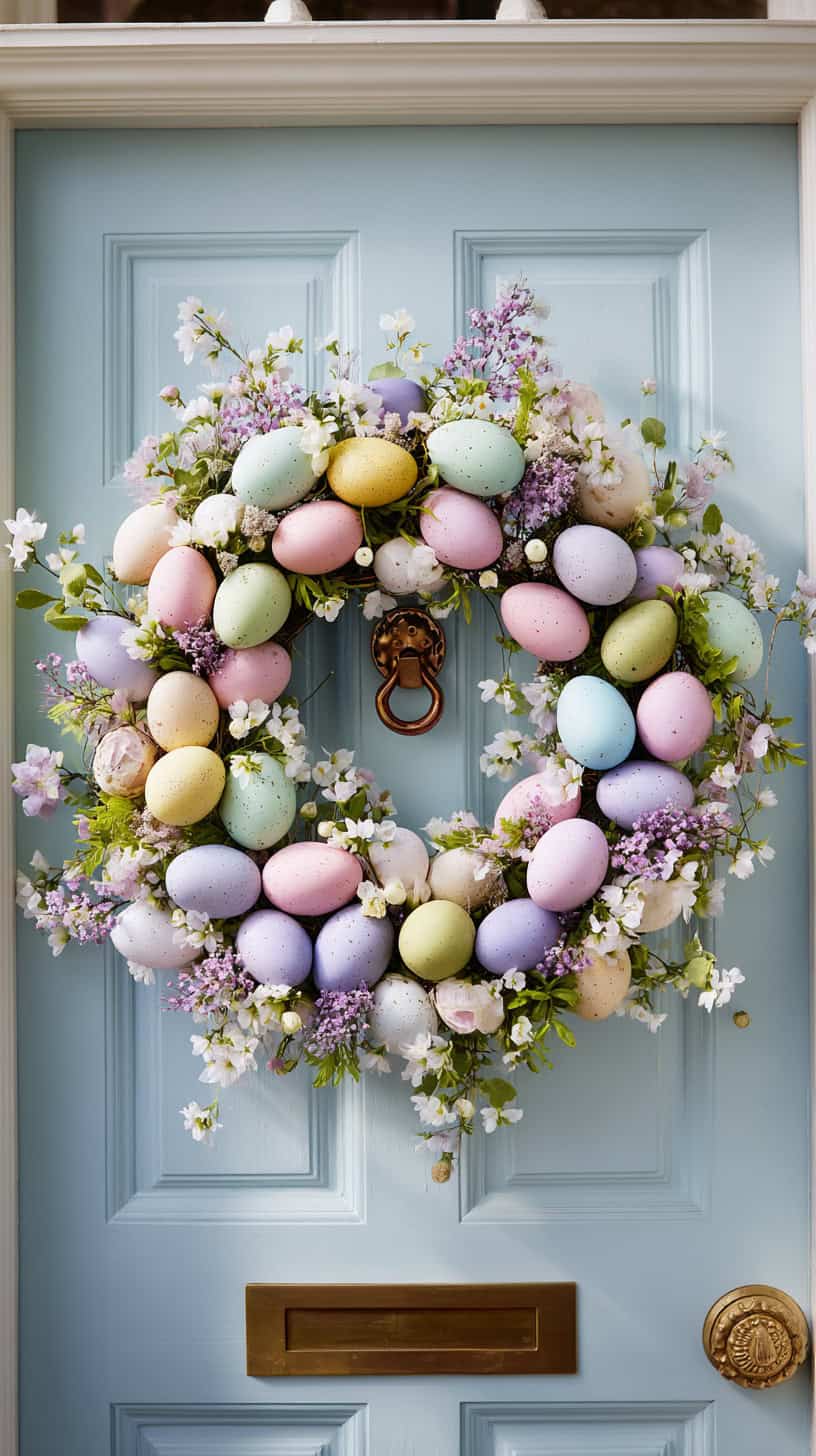 Cute Easter Wreath Ideas for Front Doors - Image 1