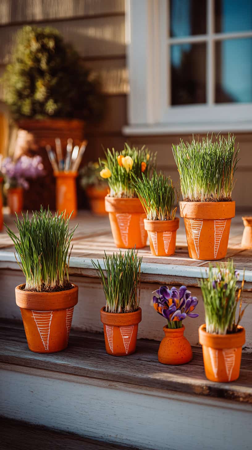 DIY Carrot Planters for Kids - Image 1