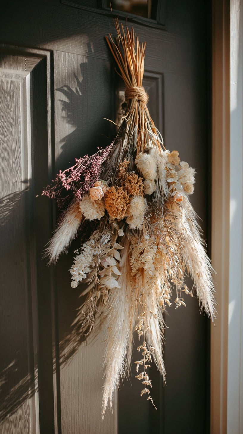 Dried Floral Easter Swag - Image 1