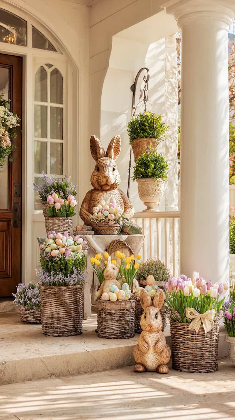 Easter Bunny Front Porch - Image 1