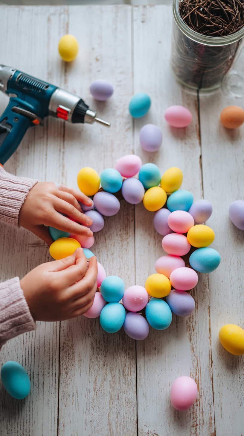Easy Easter Wreaths DIY with the Kids - Image 1