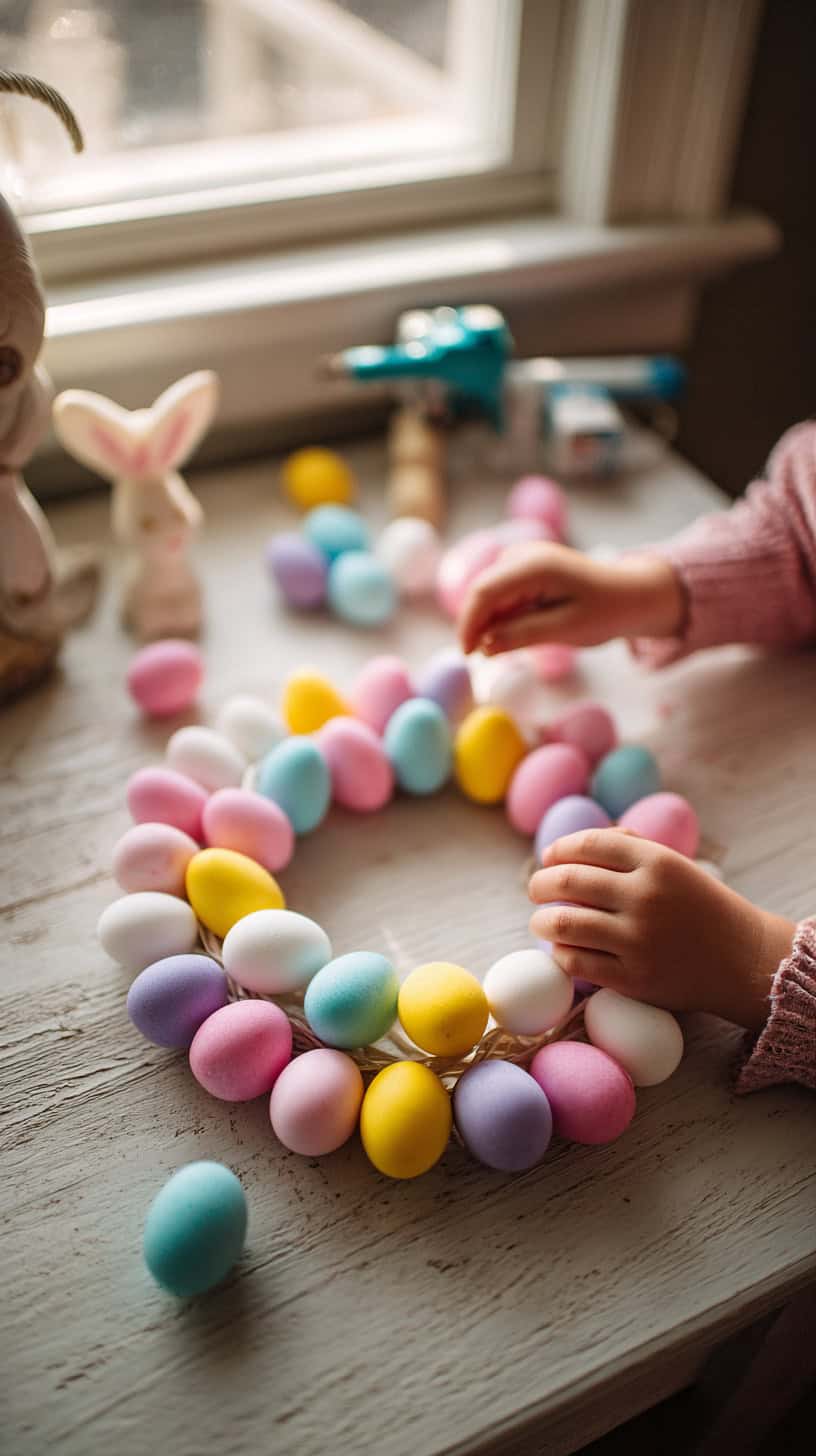 Easy Easter Wreaths DIY with the Kids - Image 2