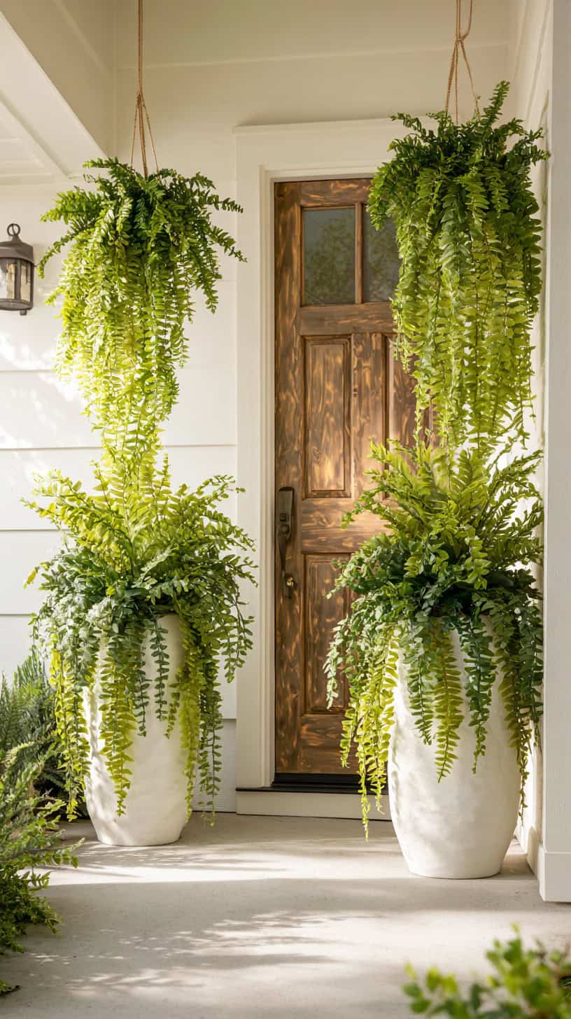 Faux Fern Planters - Image 2