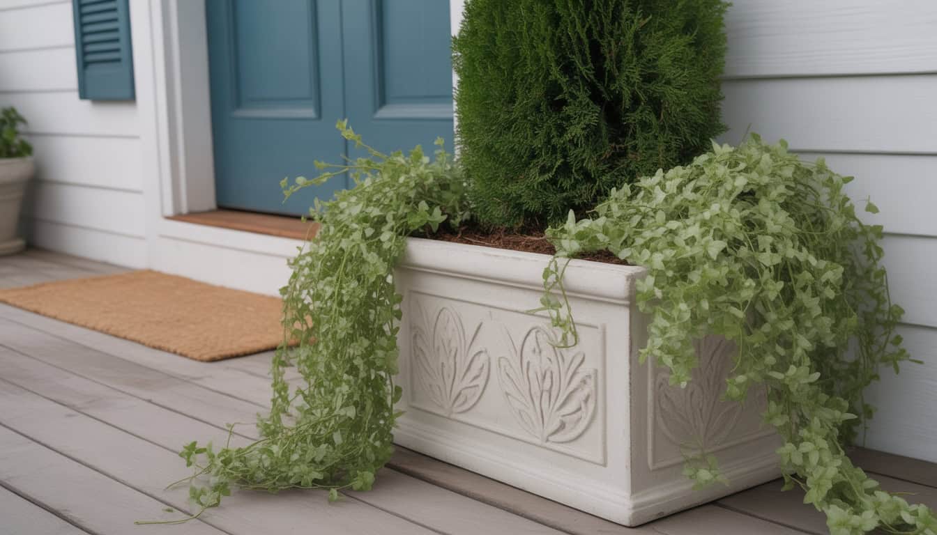 Faux Planters for Front Porches That Look Real All Season