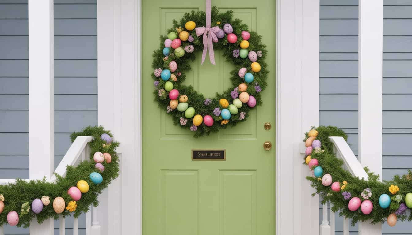 19 Easter Swags for Doors, Railings, and Porch Accents