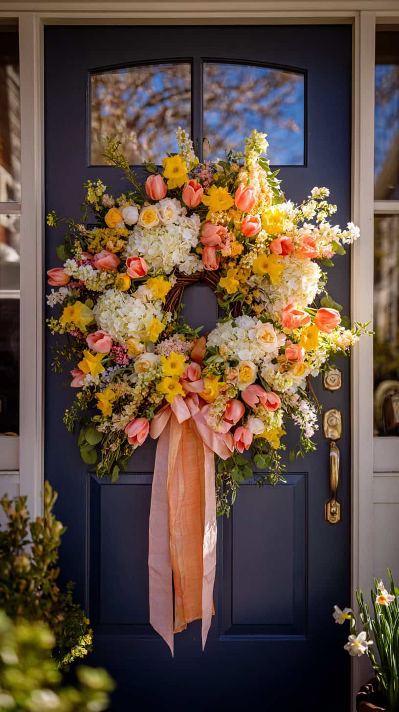 Floral Statement Wreath - Image 1