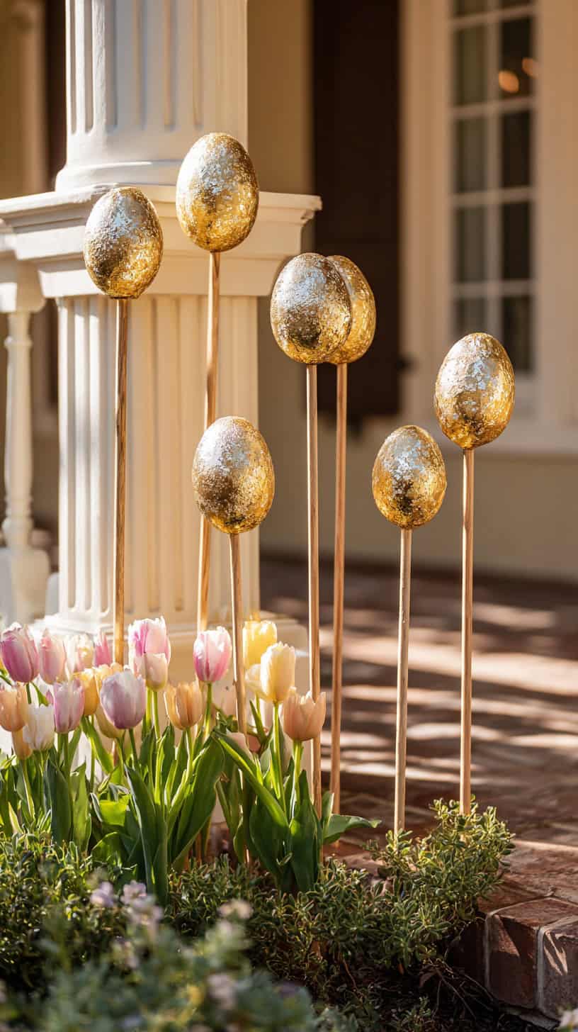 Gold Leaf Easter Egg Lollipops - Image 2