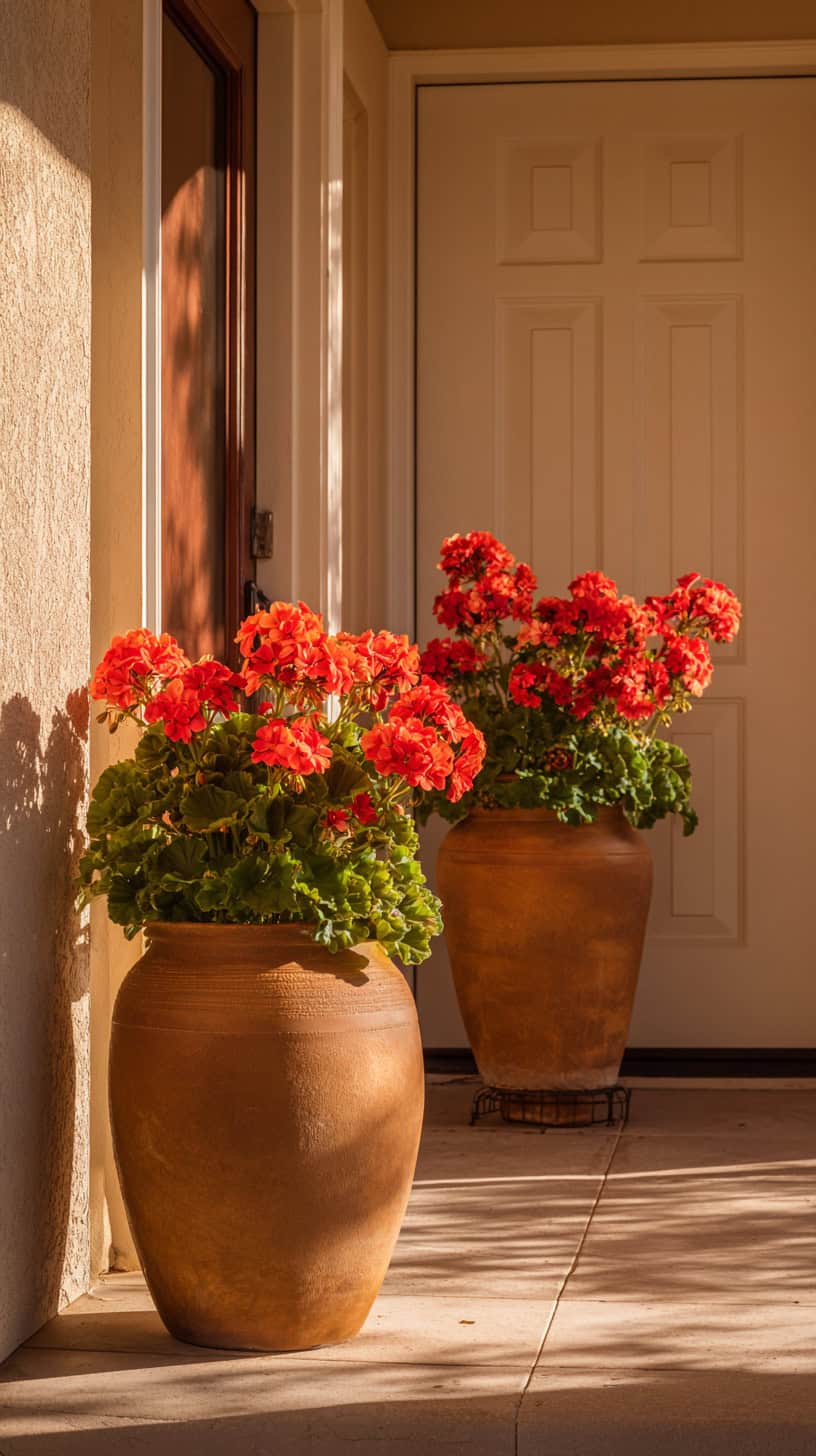 Outdoor Fake Flower Pot Ideas by Your Front Doors - Image 2