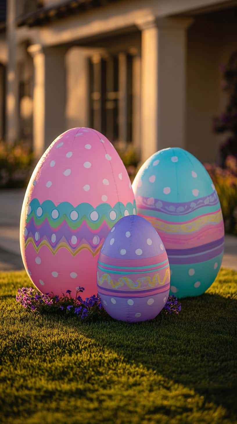 Oversized Inflatable Easter Eggs - Image 2