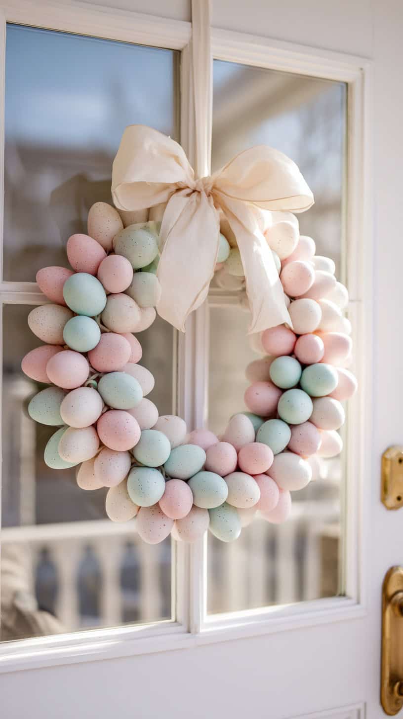 Pastel Egg Wreath - Image 1