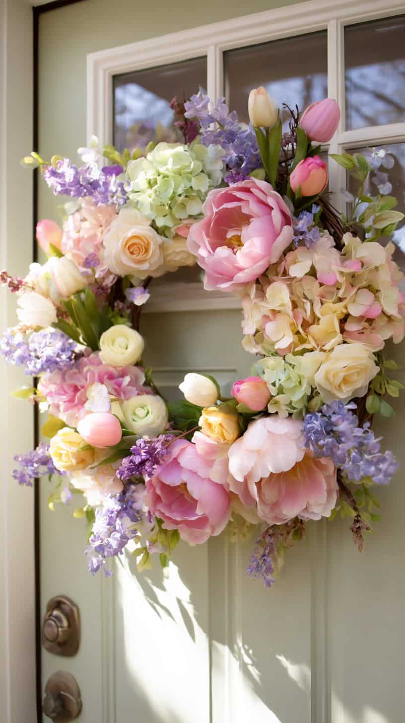 Pastel Flower Wreaths - Image 1