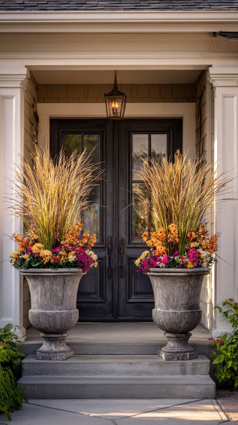 Planters for Front Porch Entrance: Tall and Playful Picks - Image 1