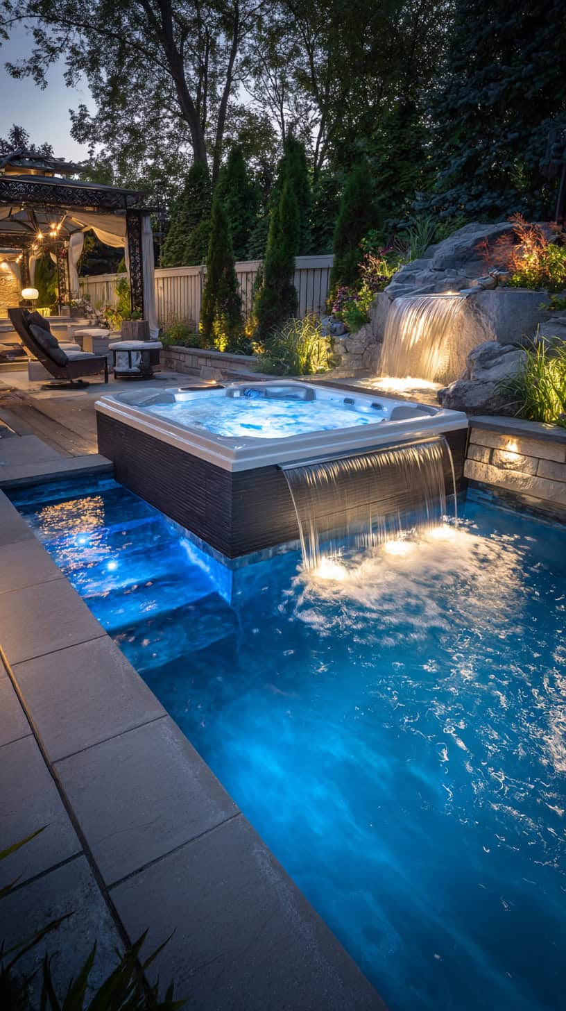 Pool And Hot Tub Backyard Setups We Love Right Now - Image 1