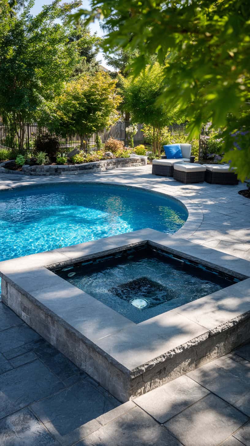 Pool Jacuzzi Combo and Fire Pit Area Trends - Image 1
