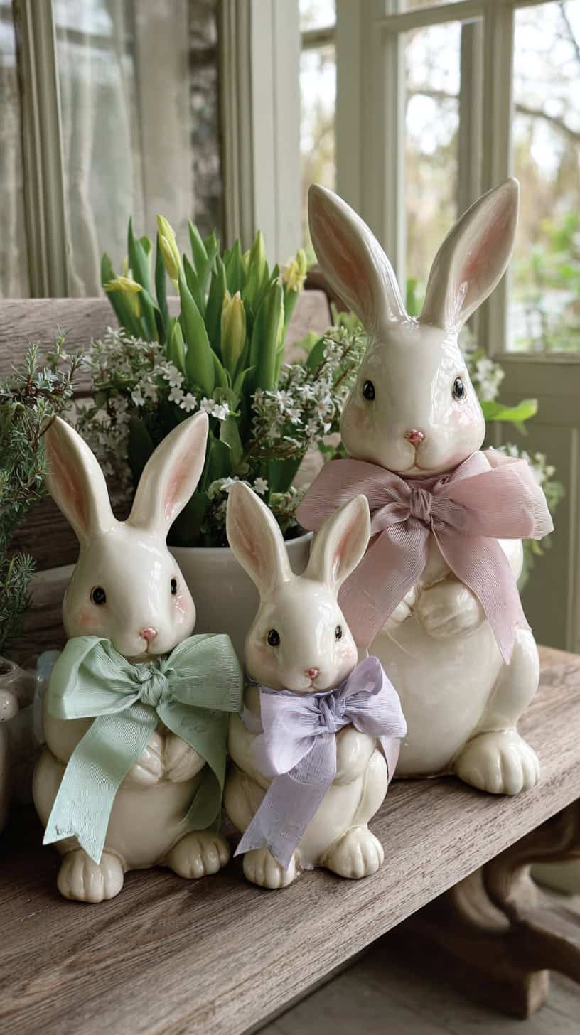 Ribbon Accent Bunnies - Image 2