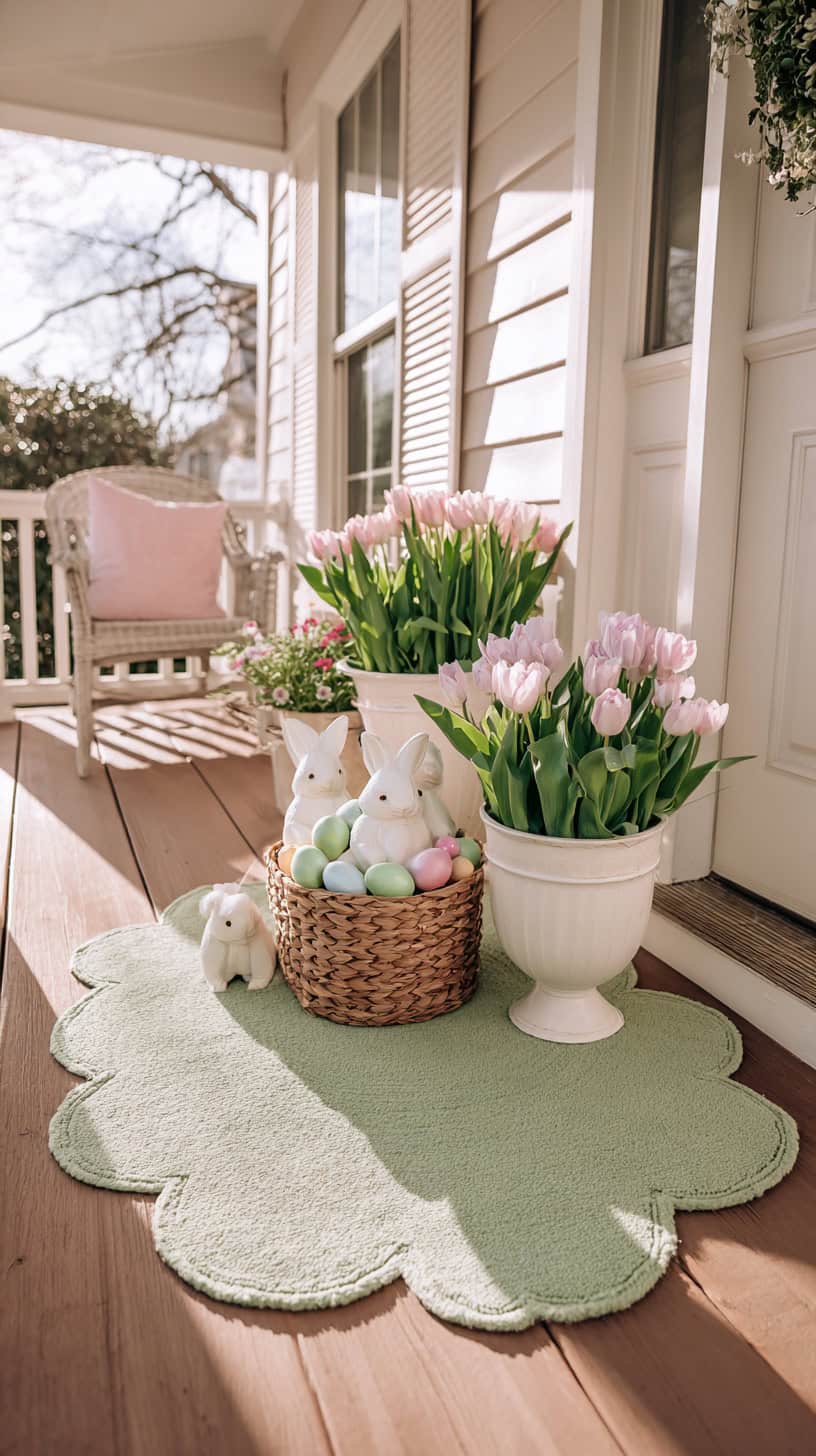 Scalloped Outdoor Rug Anchor - Image 1