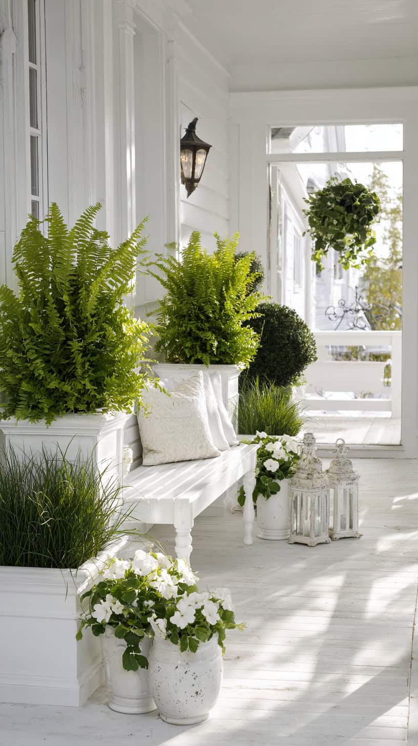 Simple Green and White Color Scheme - Image 2