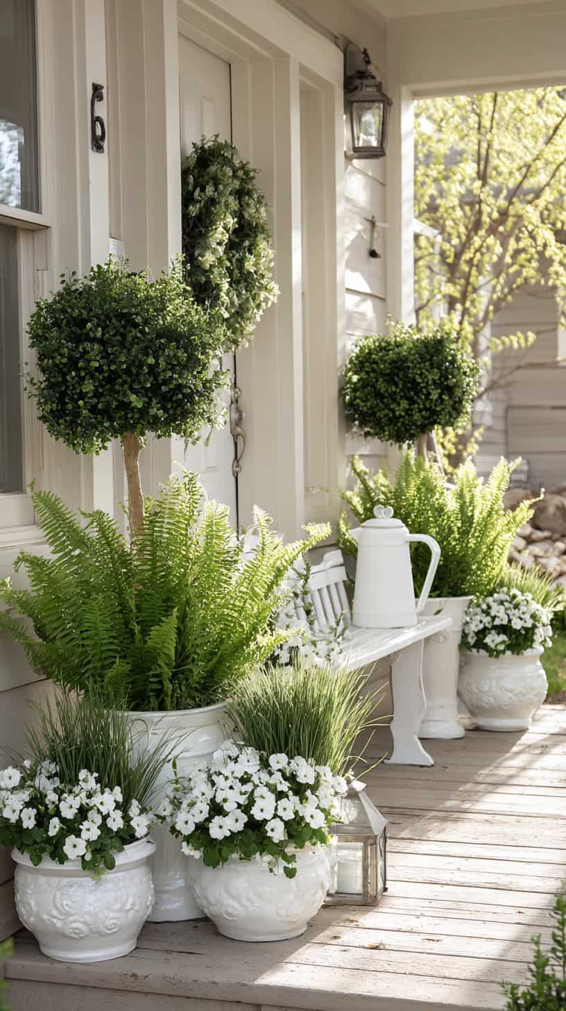 Simple Green and White Color Scheme - Image 1