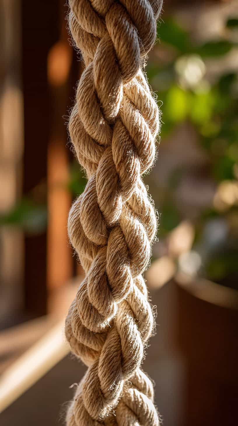 Spiral Macrame Hanger - Image 1