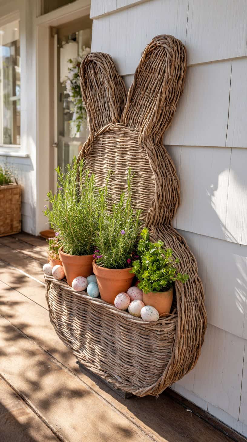 Spring Porch Bunny Shelf - Image 2